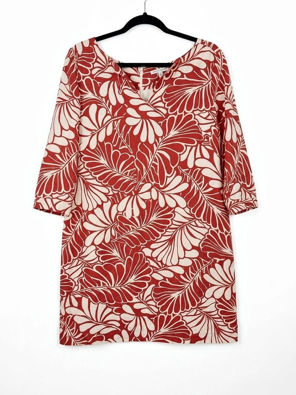 Banana Republic Floral Mini Dress in Red & White